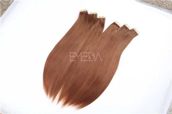 Russian remy hair double drawn hair pieces, tape in hair extension ZJ0063